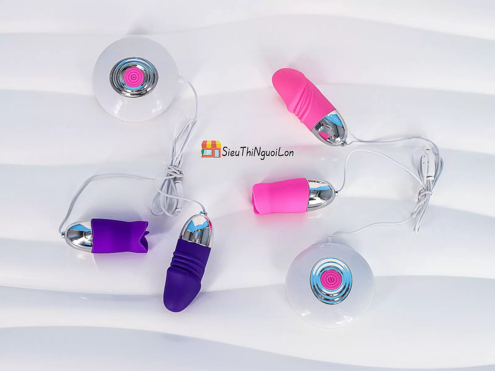 Trứng rung tình yêu mini 2 đầu Vibrating