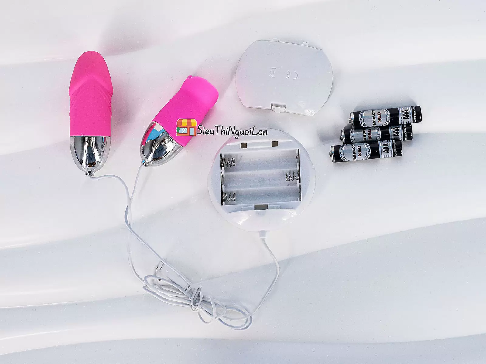 Trứng rung tình yêu mini 2 đầu Vibrating