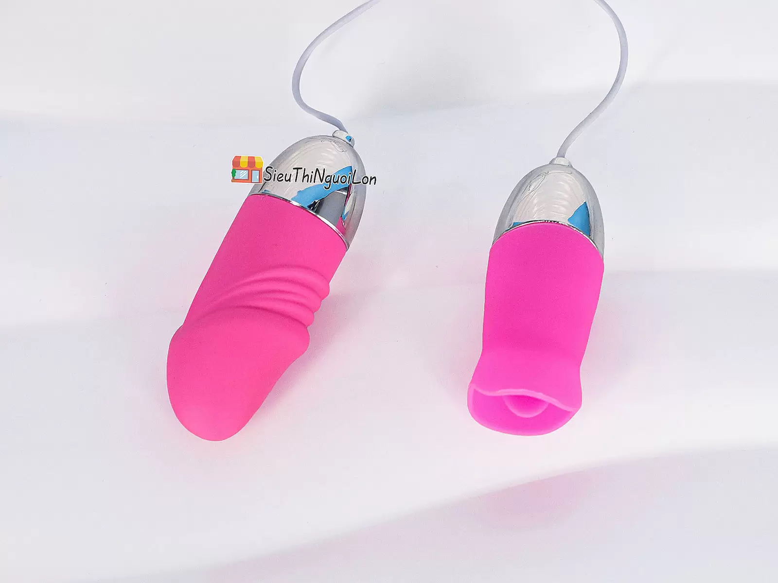 Trứng rung tình yêu mini 2 đầu Vibrating