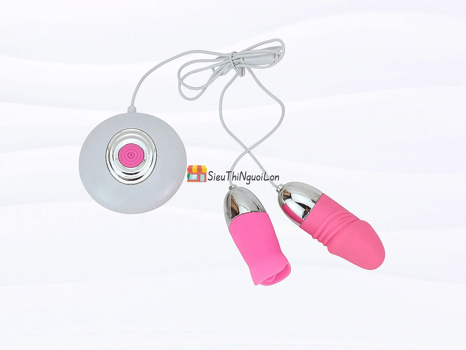 Trứng rung tình yêu mini 2 đầu Vibrating