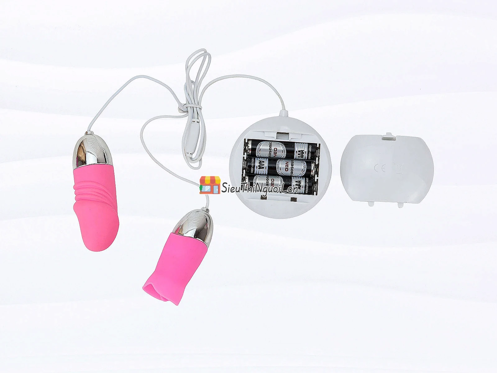 Trứng rung tình yêu mini 2 đầu Vibrating