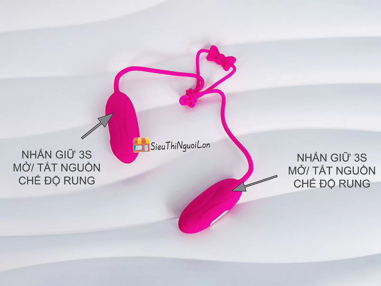 Trứng rung tình yêu 2 đầu Aphojoy pin sạc
