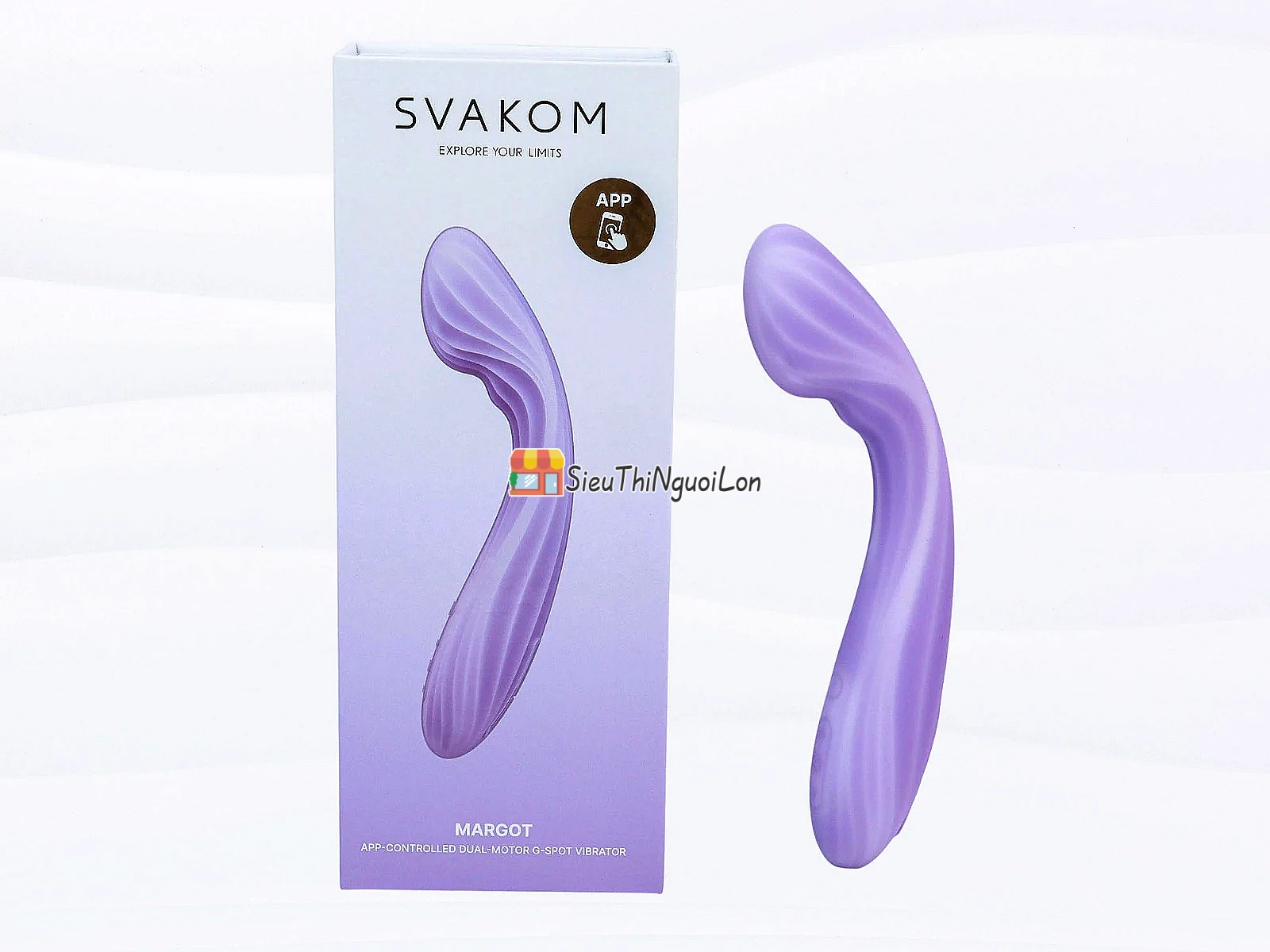 Máy massage Svakom Margot nhiều chế độ rung kết nối từ xa qua App điện thoại