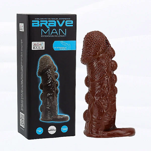 Bao cao su donzen bi Brave Man có quai đeo da nâu