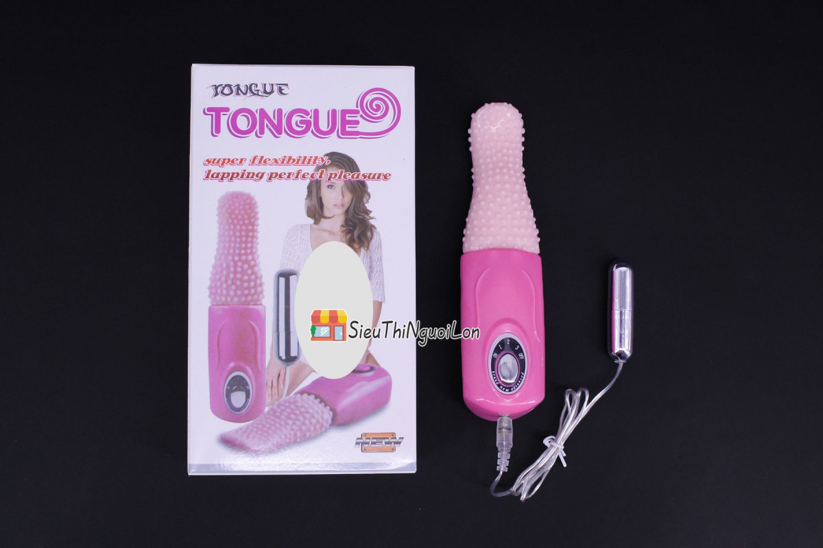 Lưỡi massage âm đạo có trứng rung Tongue 1