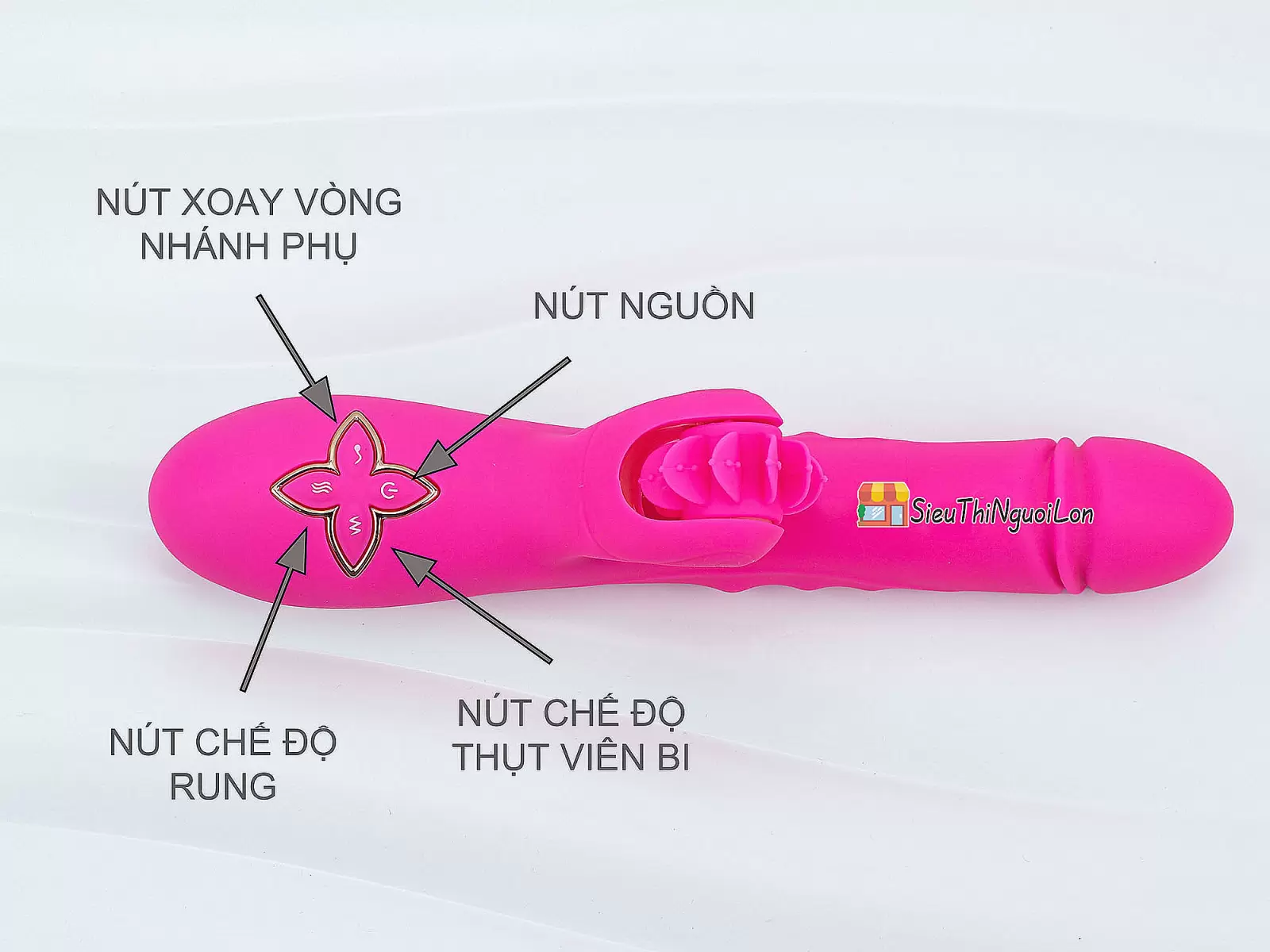 Dương vật giả đa năng cao cấp Esthe rung thụt viên bi