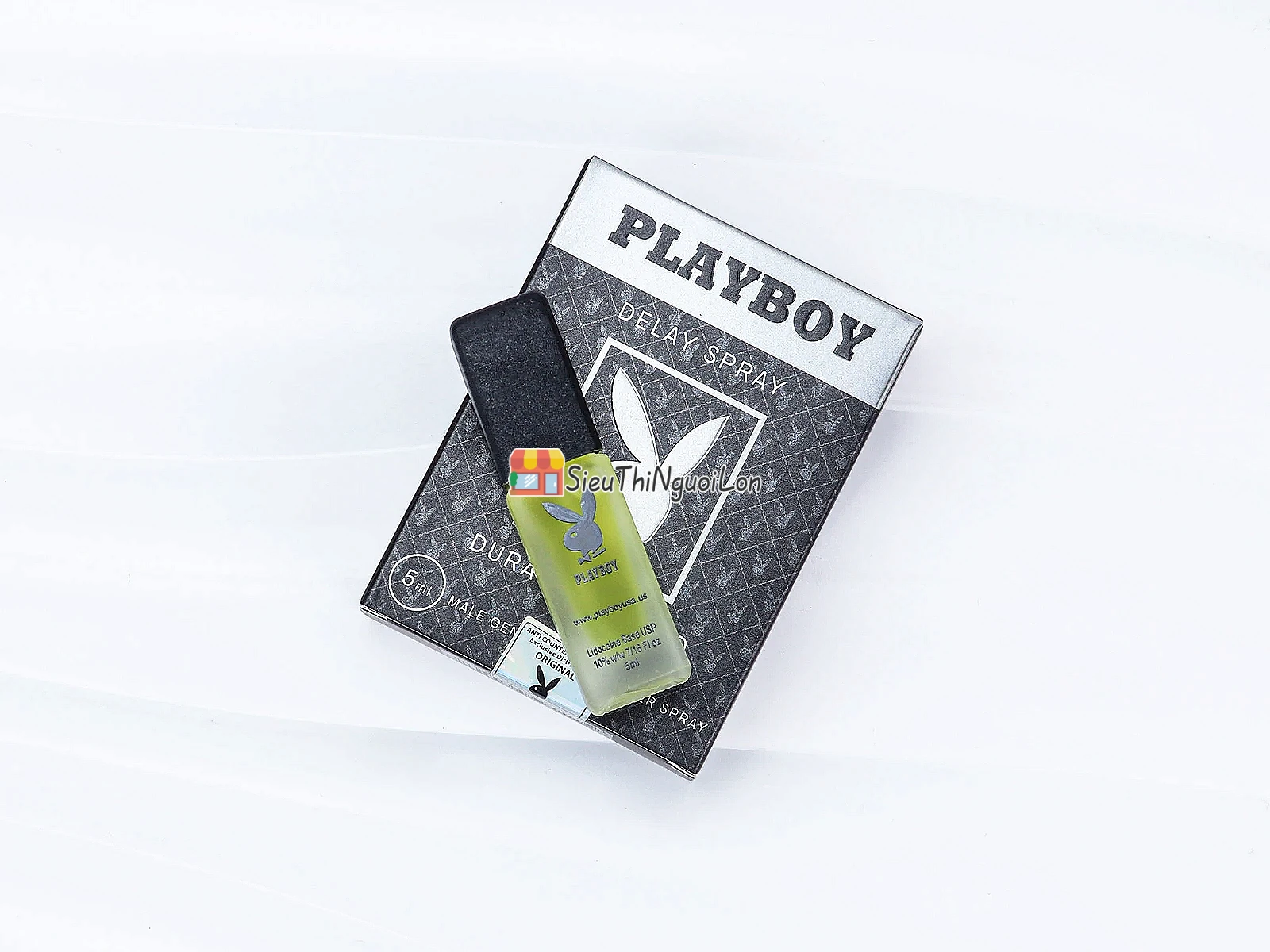 Chai xịt chống xuất tinh sớm Playboy Delay Spray 5ml hỗ trợ kéo dài thời gian quan hệ