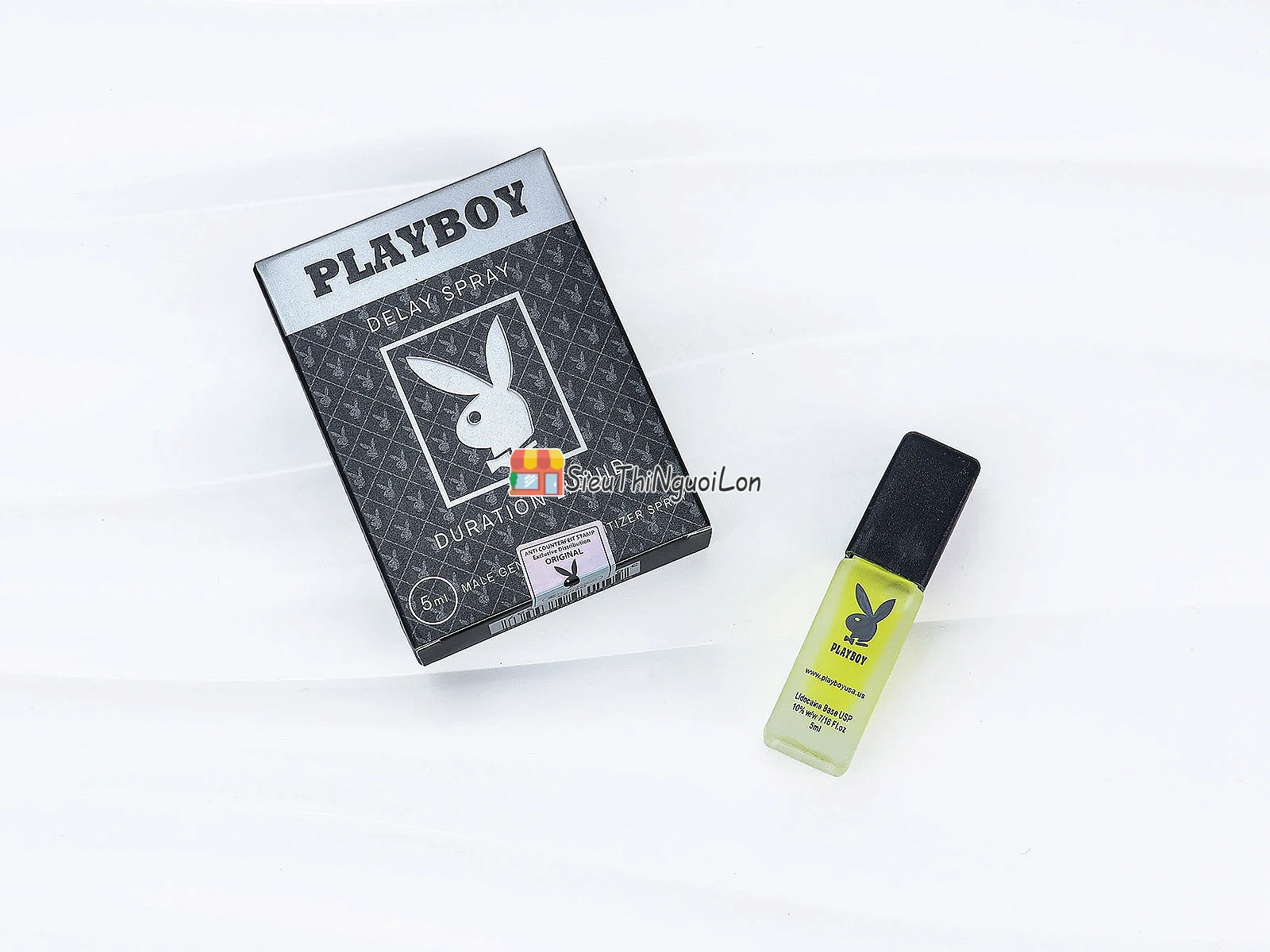 Chai xịt chống xuất tinh sớm Playboy Delay Spray 5ml hỗ trợ kéo dài thời gian quan hệ