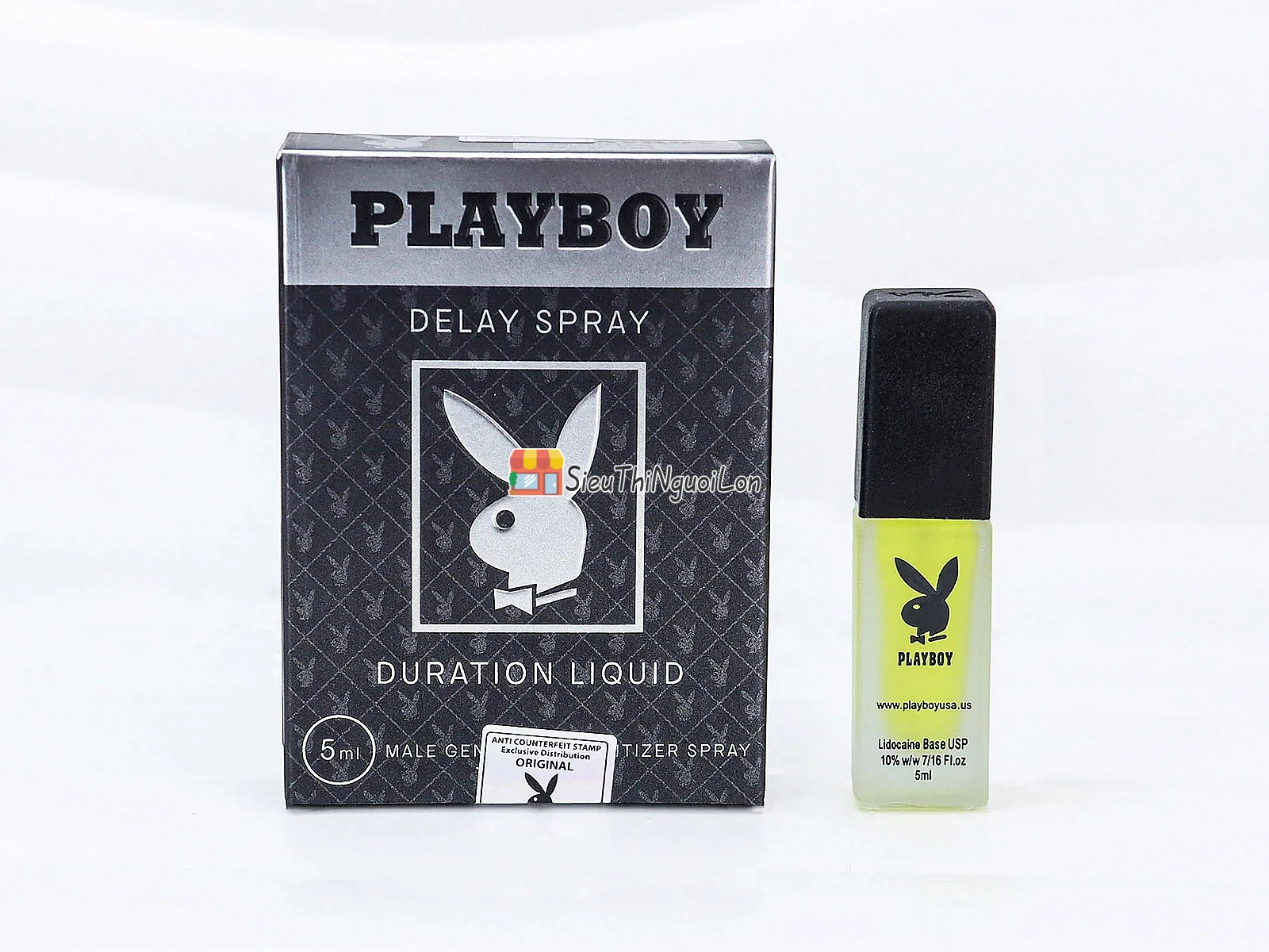 Chai xịt chống xuất tinh sớm Playboy Delay Spray 5ml hỗ trợ kéo dài thời gian quan hệ