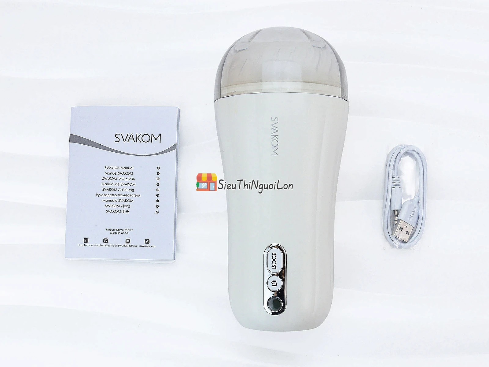 Âm đạo giả Svakom Robin pin sạc chính hãng