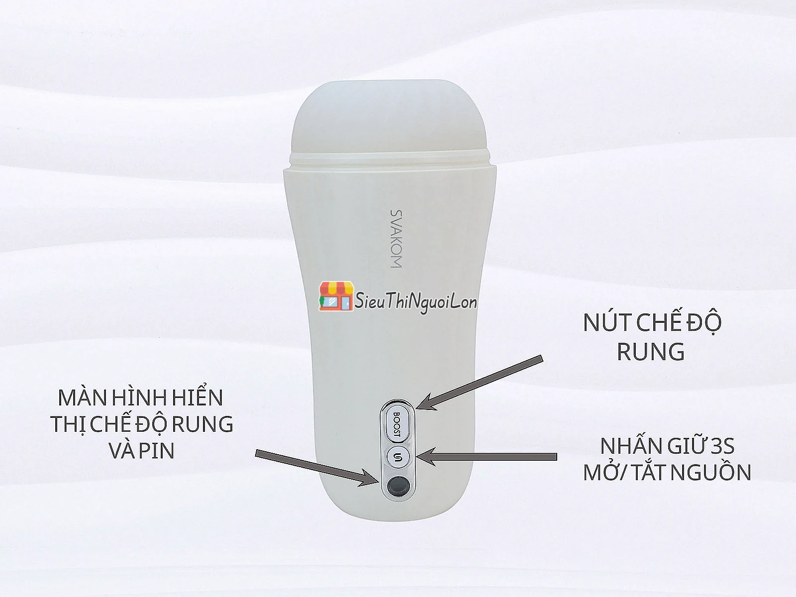 Âm đạo giả Svakom Robin pin sạc chính hãng