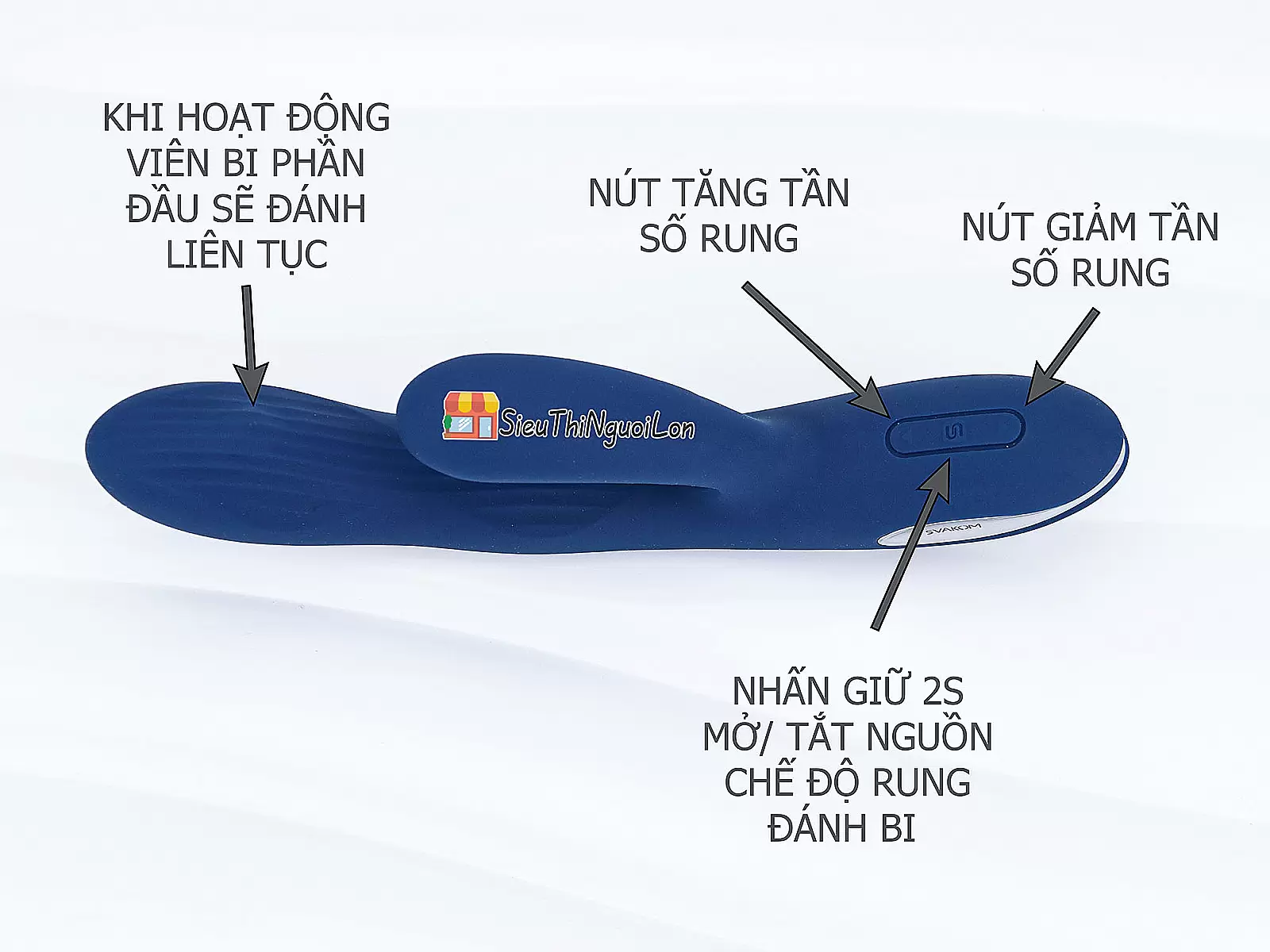 Máy mát xa điểm G Svakom Aylin rung đánh bi cực mạnh