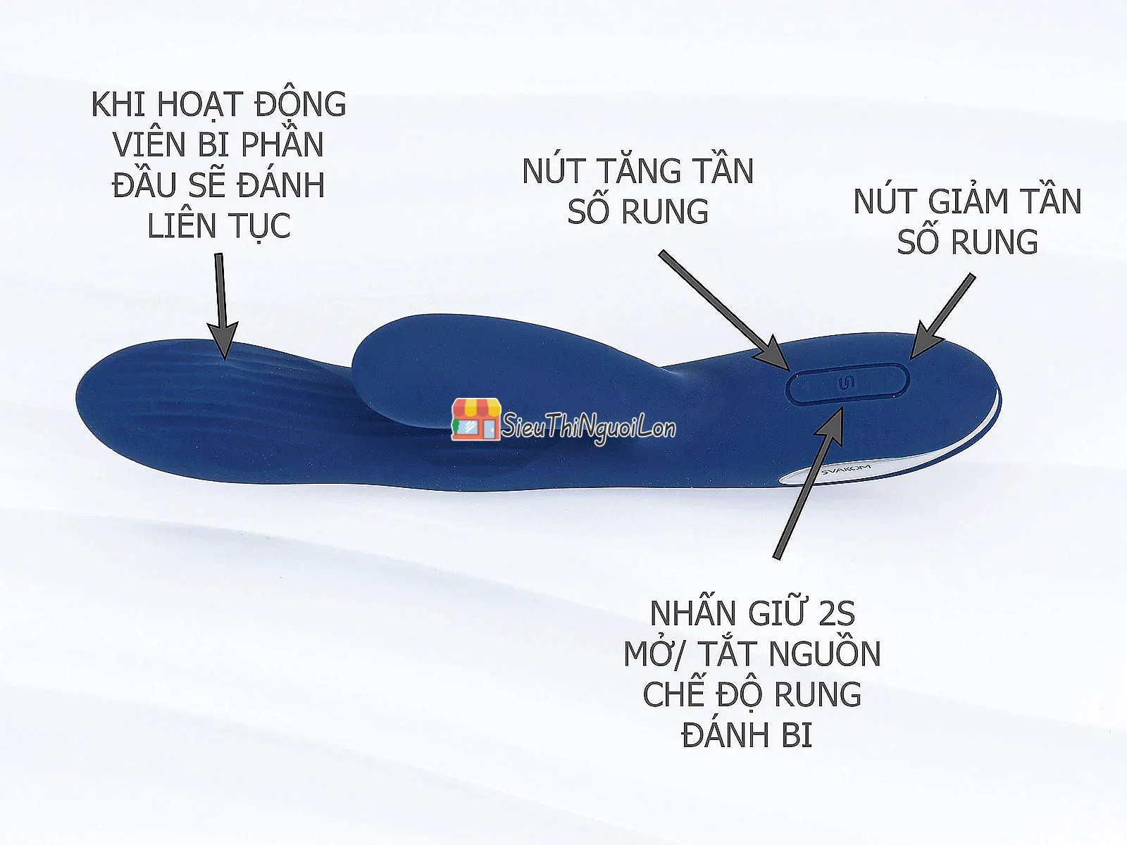 Máy mát xa điểm G Svakom Aylin rung đánh bi cực mạnh