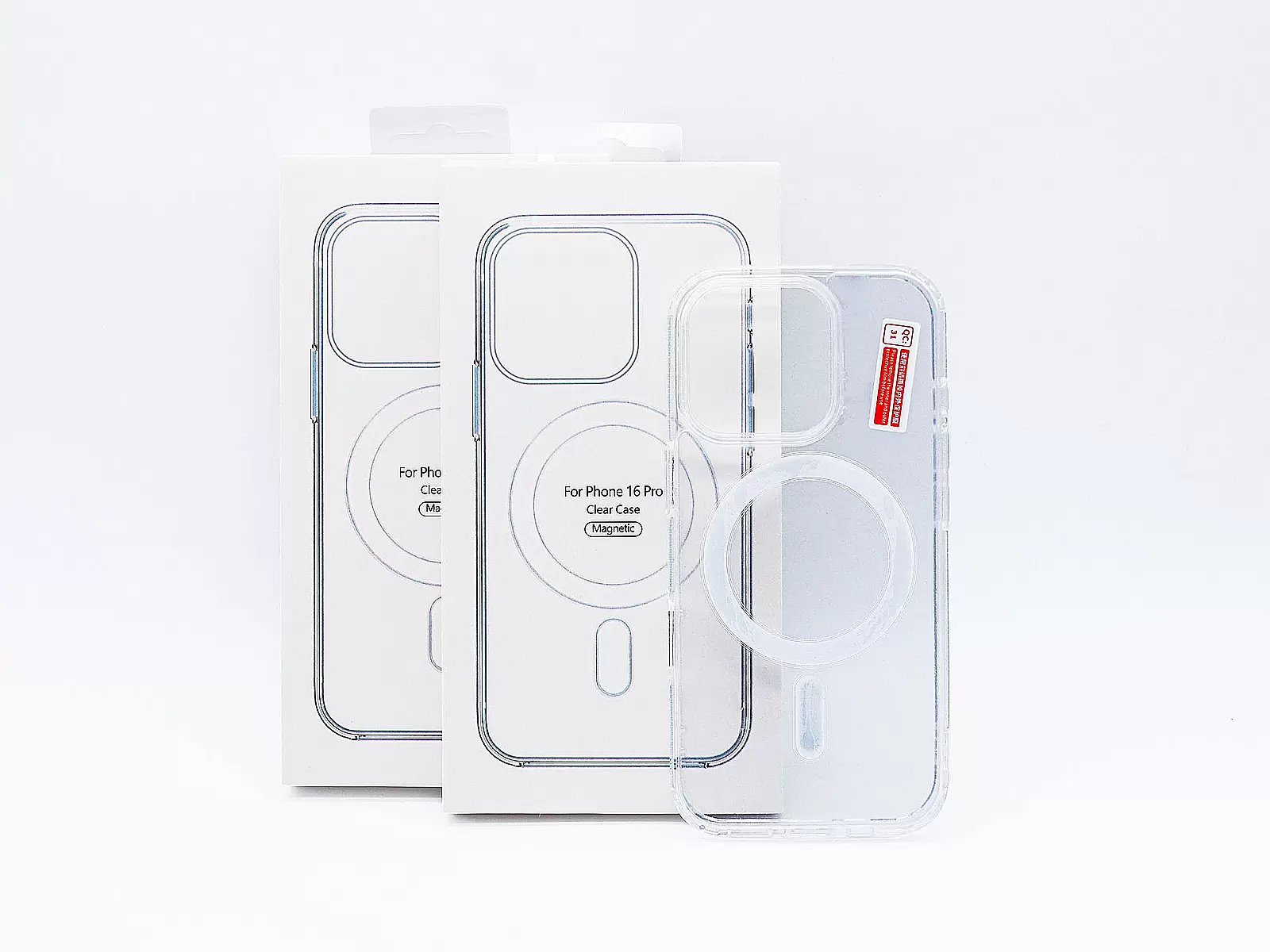 Ốp lưng Clear Case Magnetic trong suốt dành cho iPhone 16 Pro