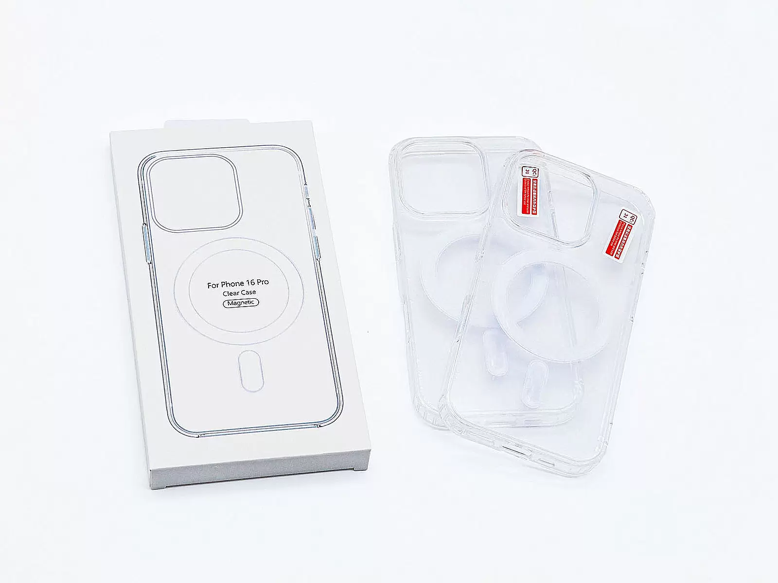 Ốp lưng Clear Case Magnetic trong suốt dành cho iPhone 16 Pro