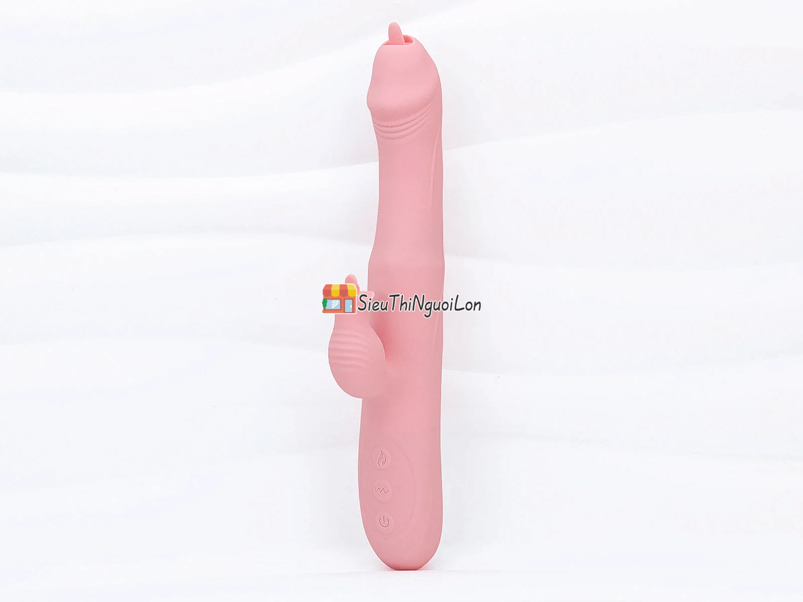 Dương vật giả đa năng Fairy Retractable Stick rung, co duỗi, lưỡi liếm, phát nhiệt