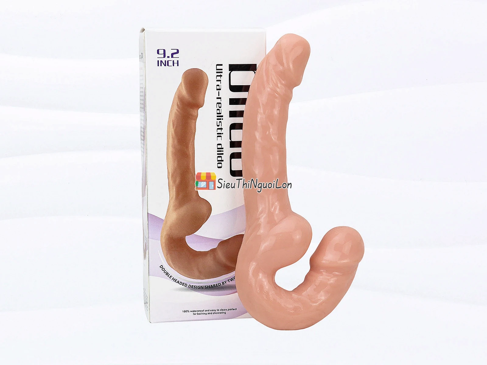 Dương vật giả Dildo 2 đầu thiết kế đôi tiện lợi