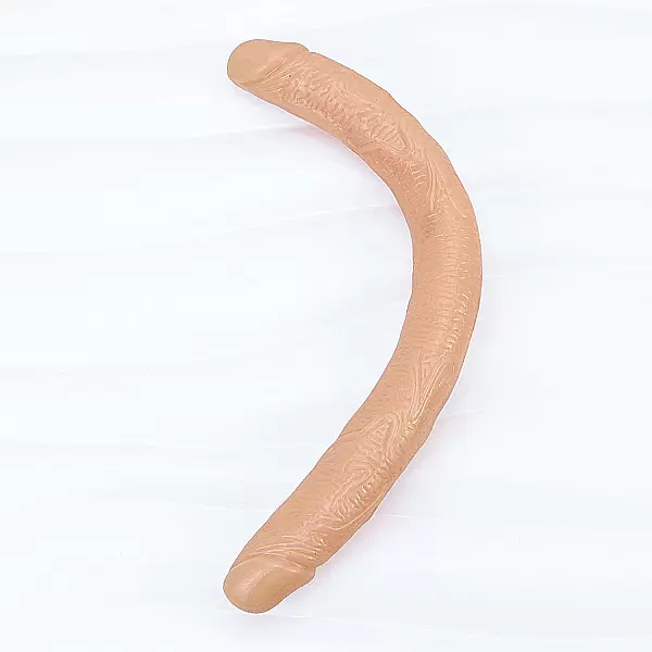 Dương vật giả silicon 2 đầu size trung