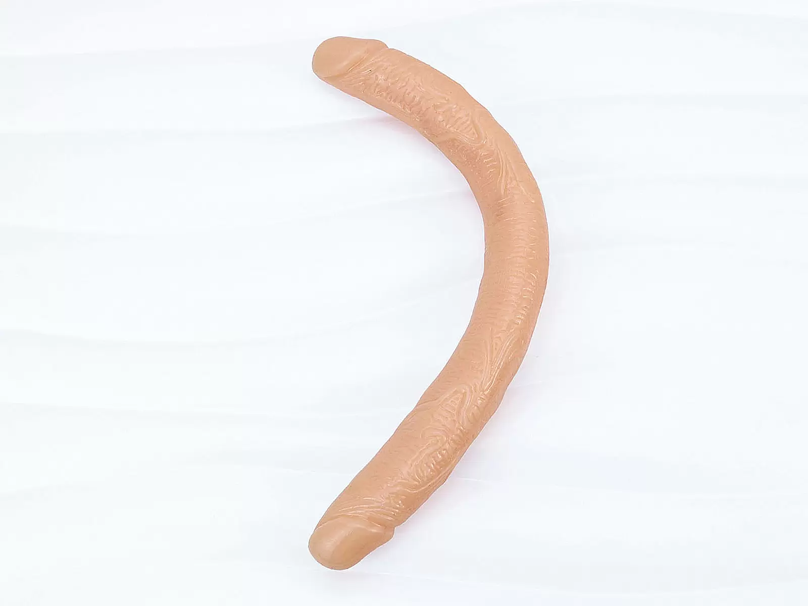 Dương vật giả silicon 2 đầu size trung