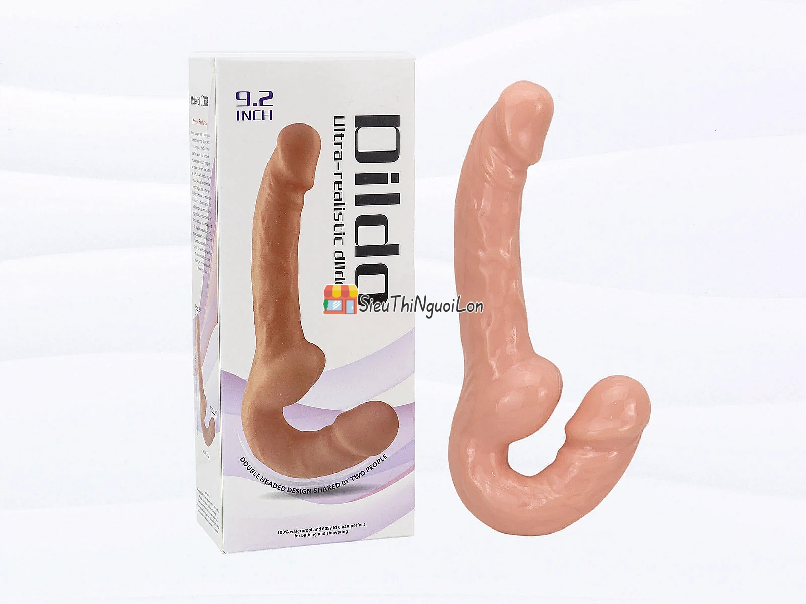 Dương vật giả Dildo 2 đầu thiết kế đôi tiện lợi
