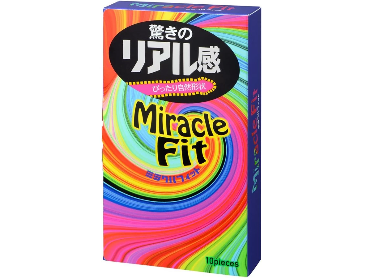 Bao cao su Sagami Miracle Fit cỡ 49mm siêu mỏng hộp 10 bao