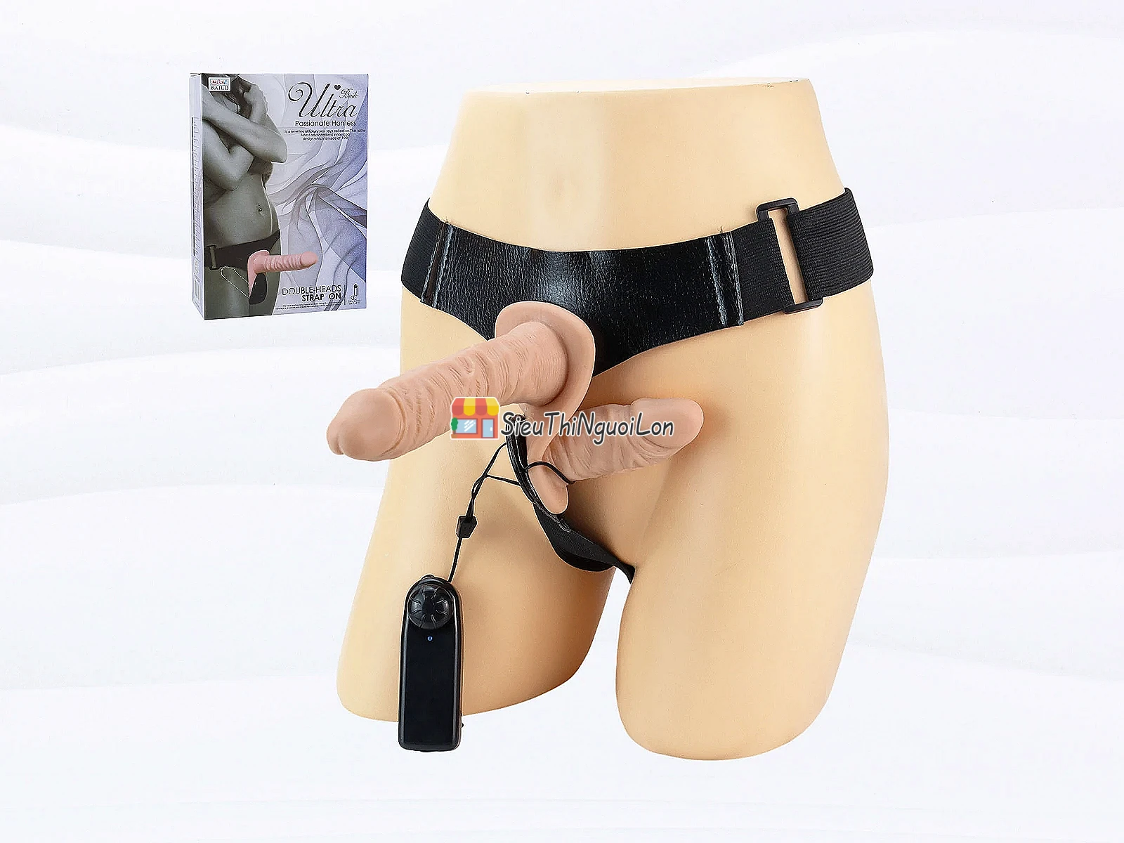 Dương vật giả có dây đeo 2 đầu Double Head
