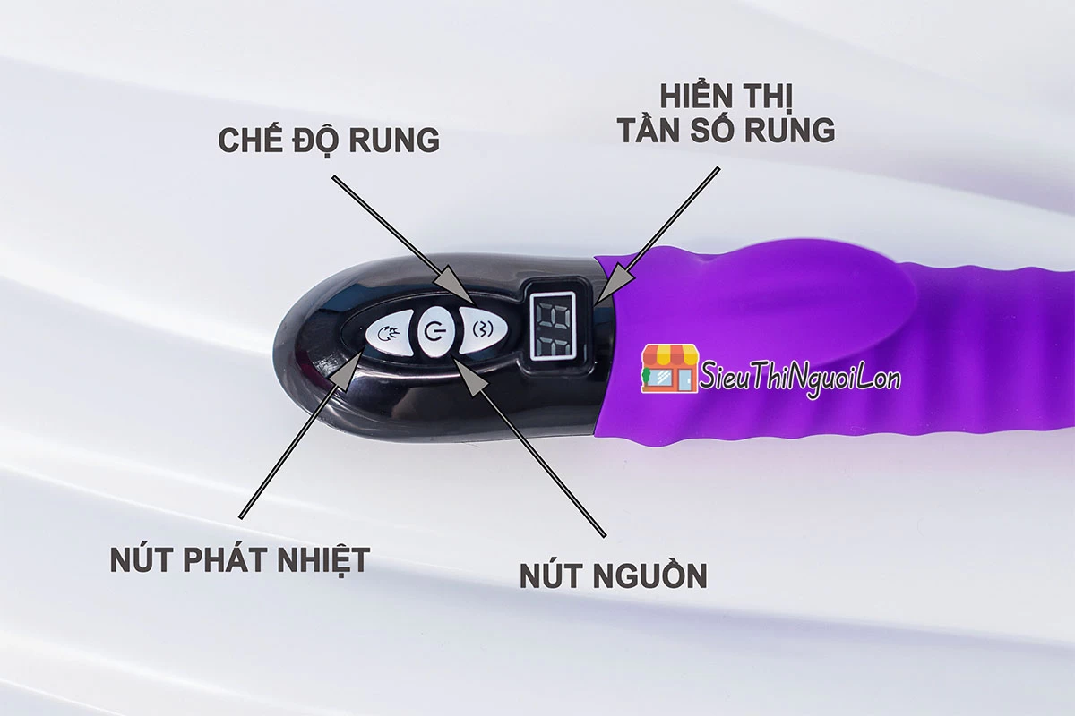 Dương vật giả rung, phát nhiệt Vibration HEATNC