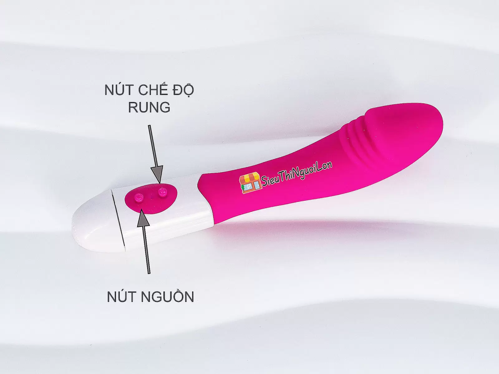 Dương vật giả Prettylove không nhánh rung nhiều chế độ