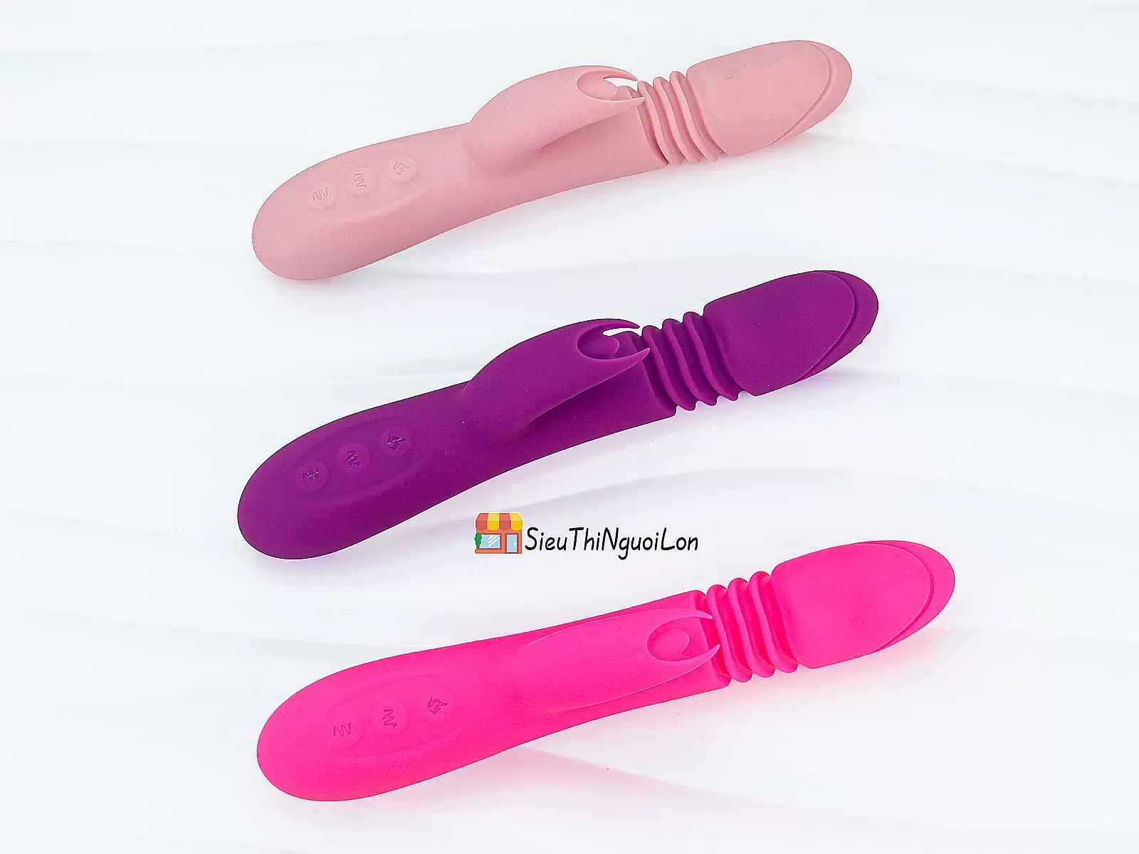 Dương vật giả đa năng Ella rung thụt ngoáy pin sạc phát nhiệt