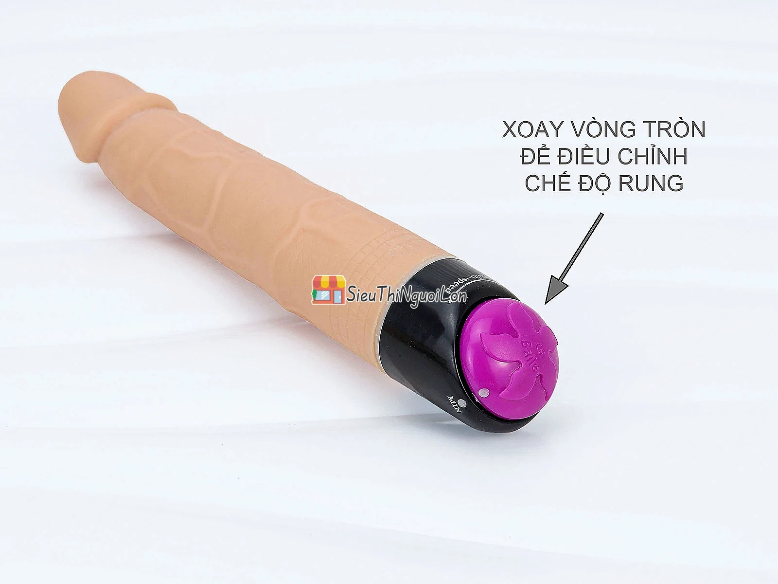 Dương vật giả rung ngoáy silicon giống thật