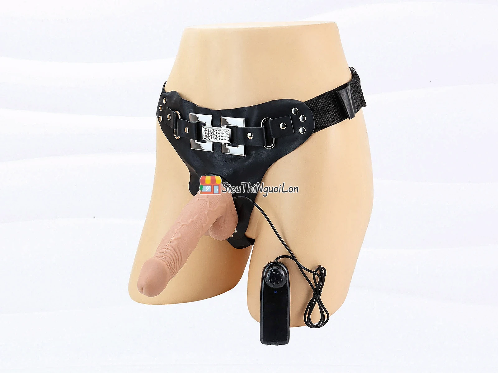 Dương vật giả có dây đeo Ultra Passionate Harness kèm điều khiển rung