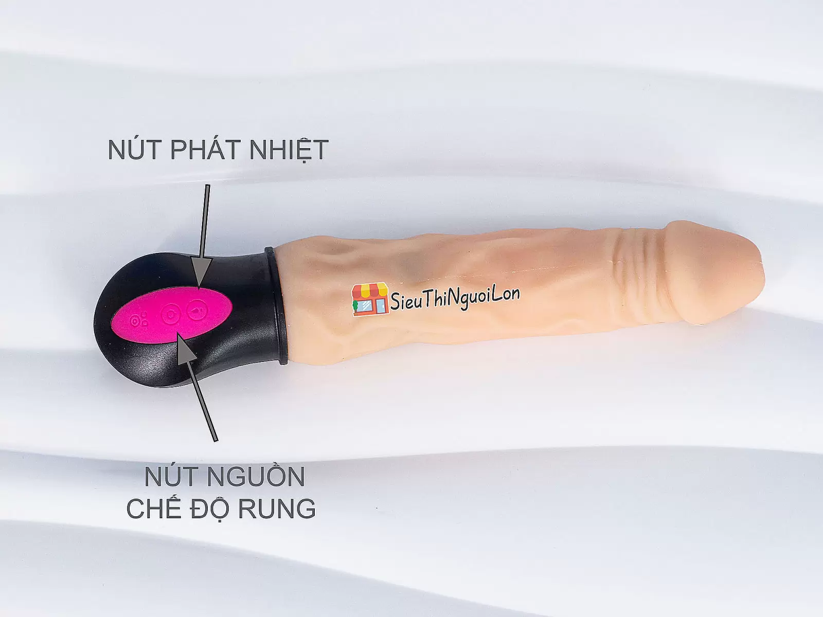 Dương vật giả 12 chế độ rung XL-911 phát nhiệt pin sạc