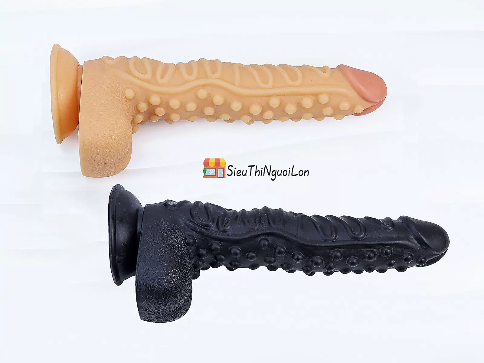 Dương vật giả có đế gân guốc siêu khủng