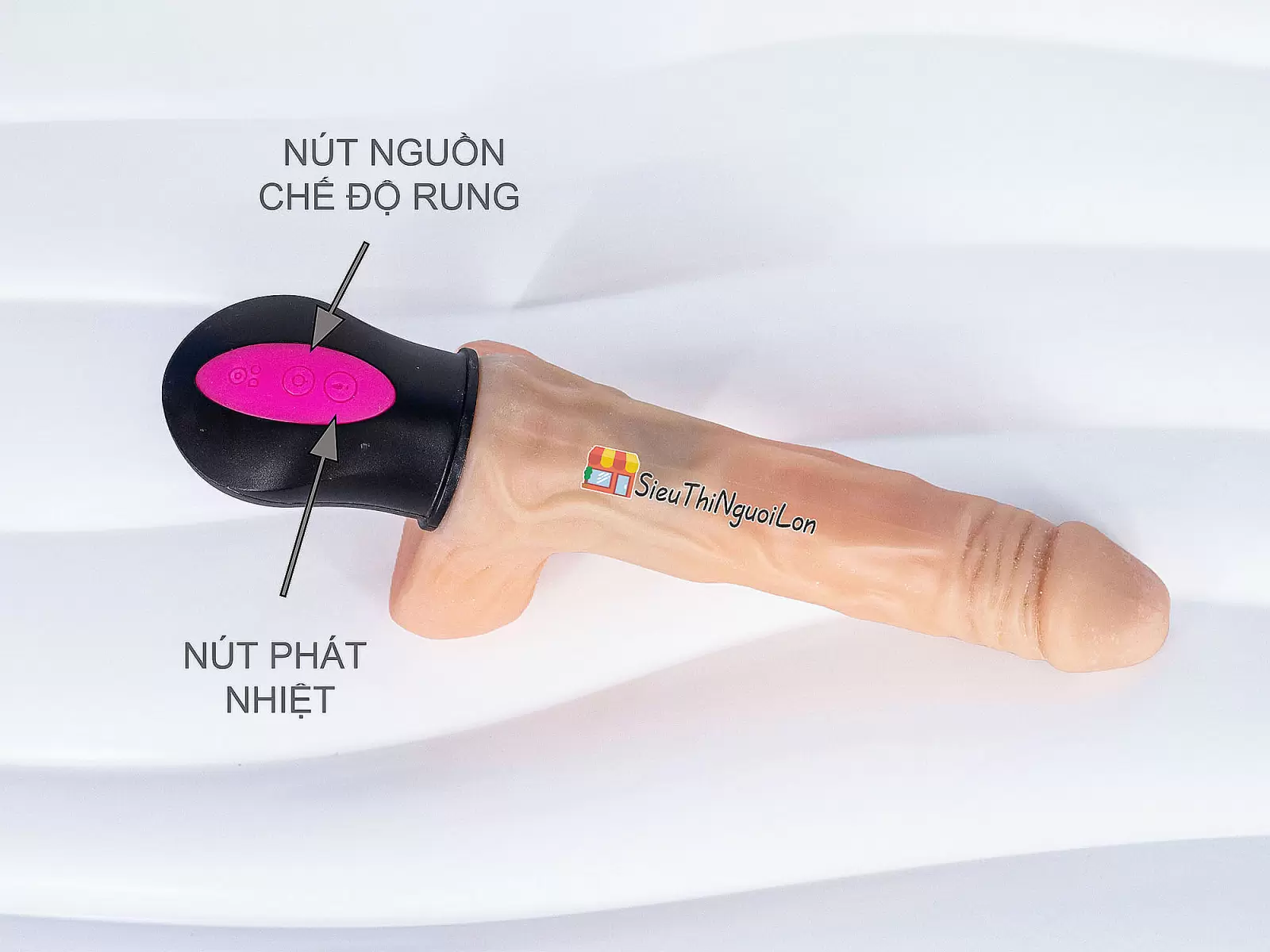 Dương vật giả đa năng XL912 rung, phát nhiệt pin sạc