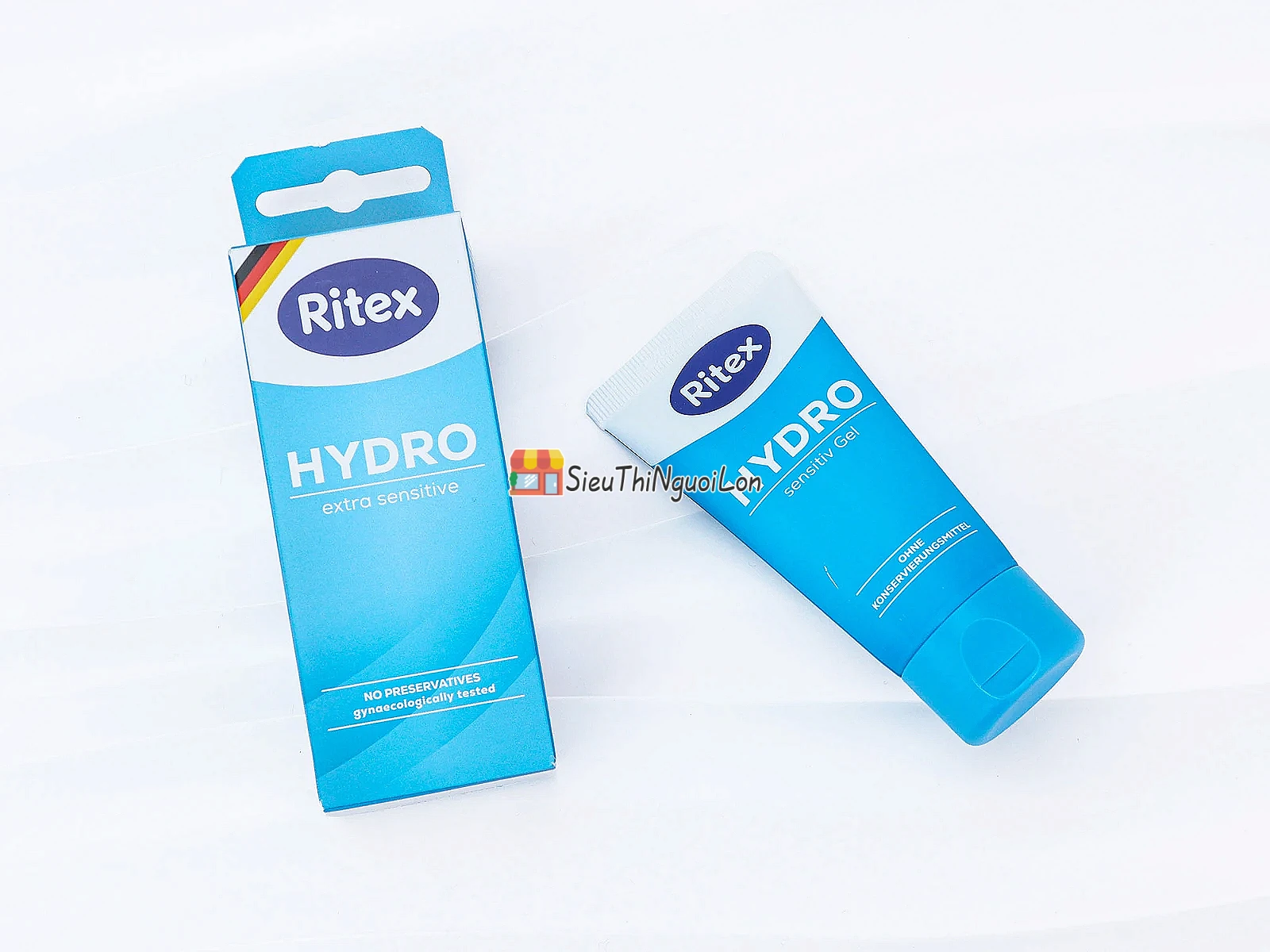 Gel bôi trơn gốc nước Ritex HYDRO Extra Sensitive 50ml nhập khẩu Đức