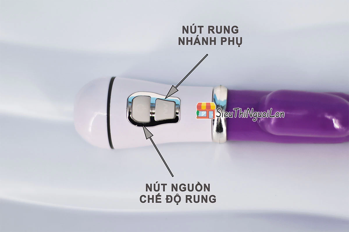 Dương vật giả Vibrator có nhánh pin sạc