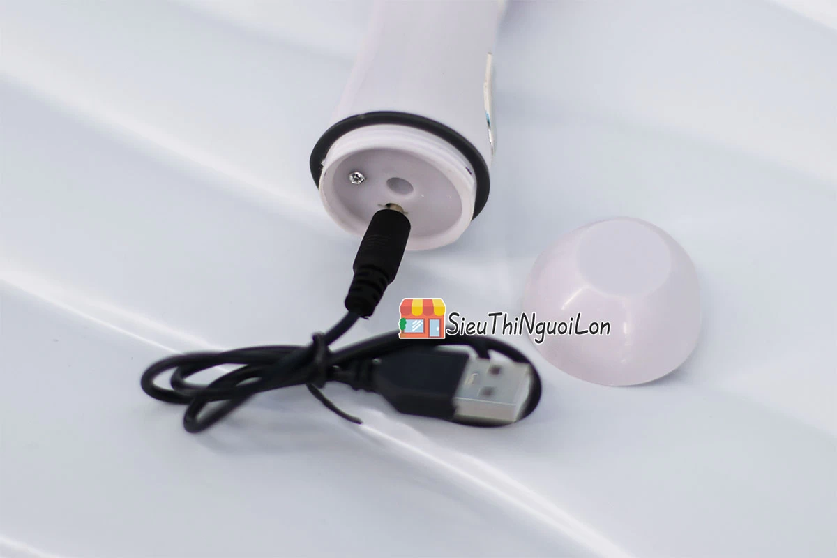 Dương vật giả Vibrator có nhánh pin sạc