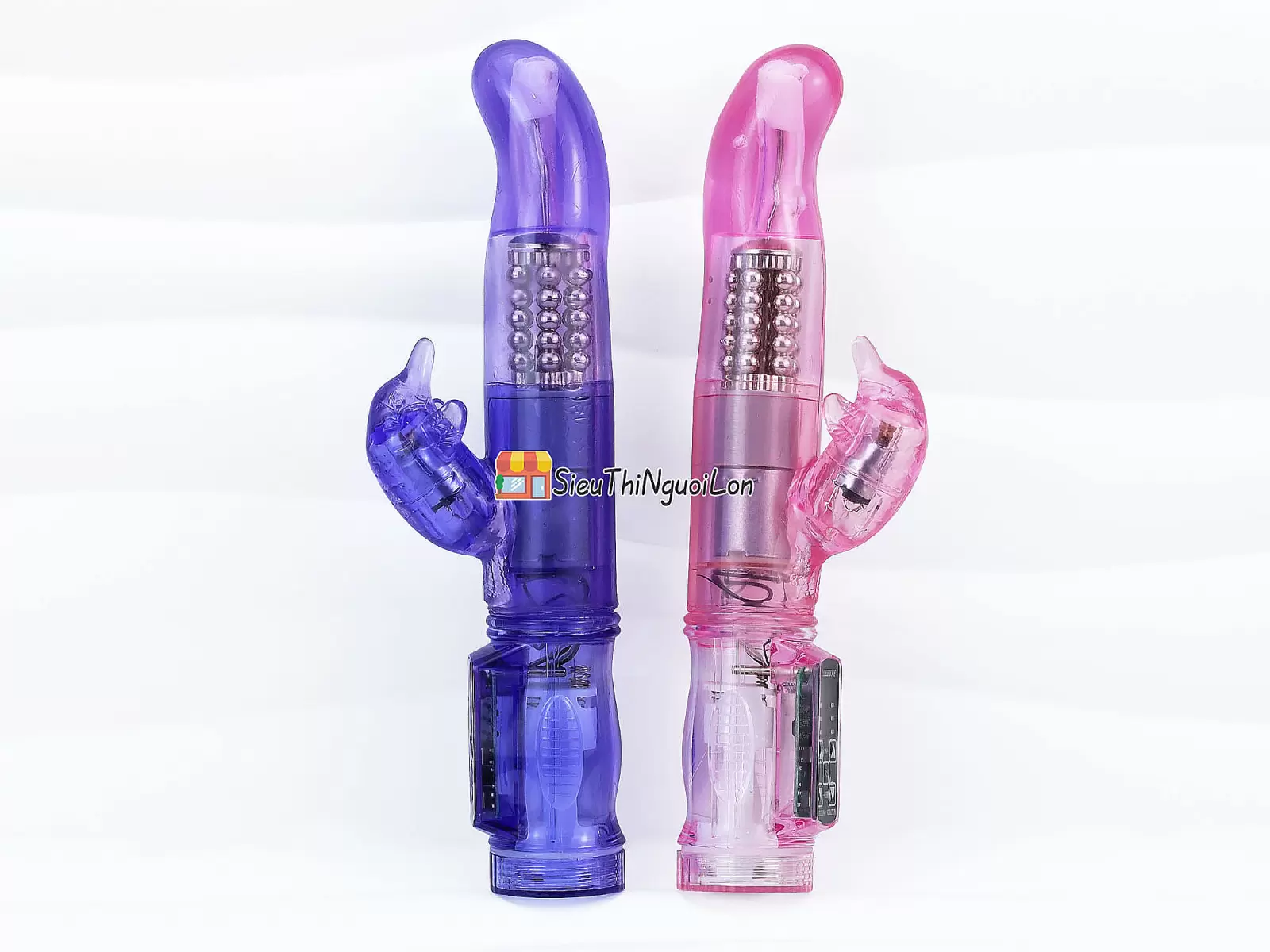 Dương vật giả rung xoay bi đầu cong 12 chế độ