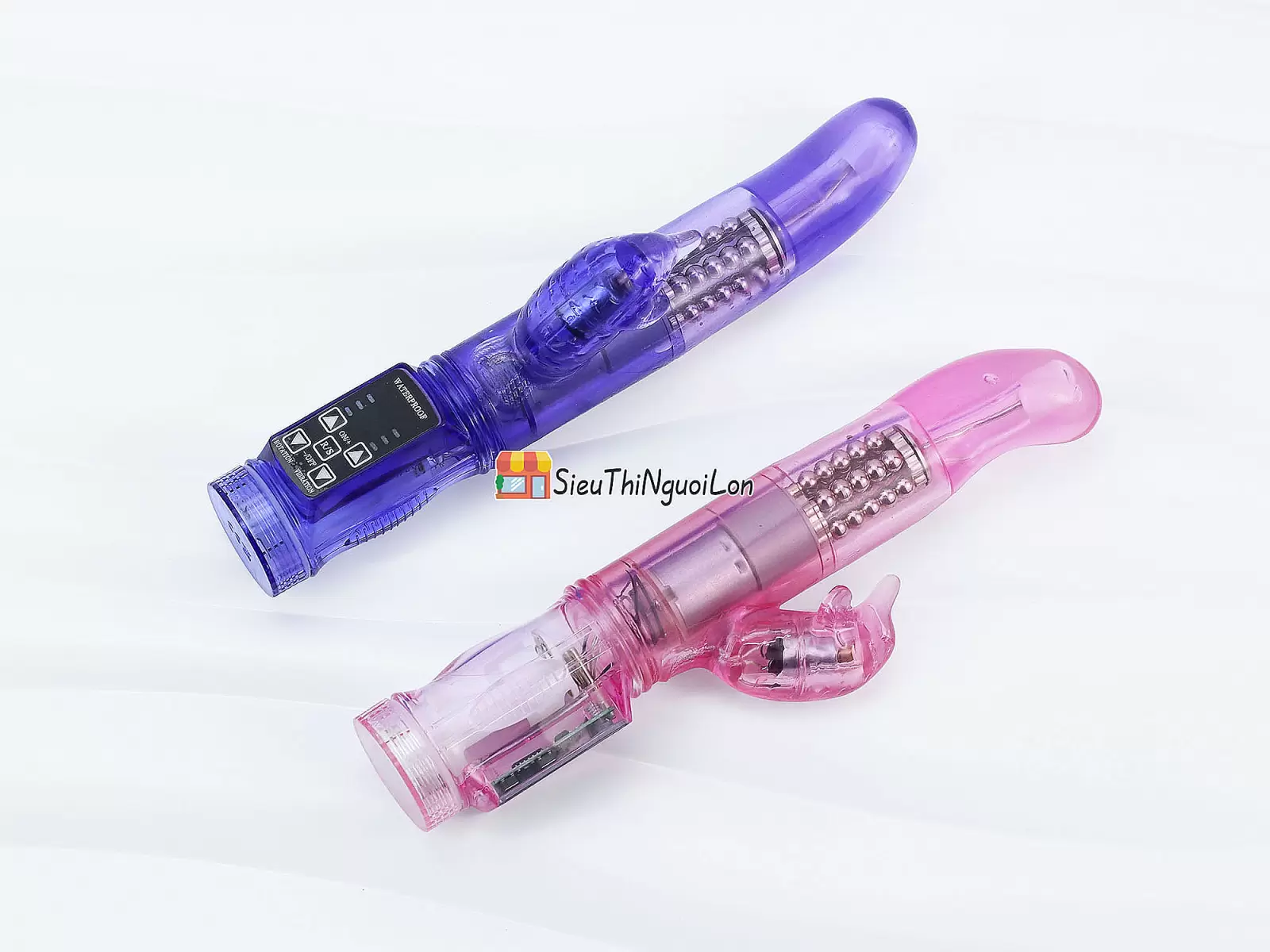 Dương vật giả rung xoay bi đầu cong 12 chế độ