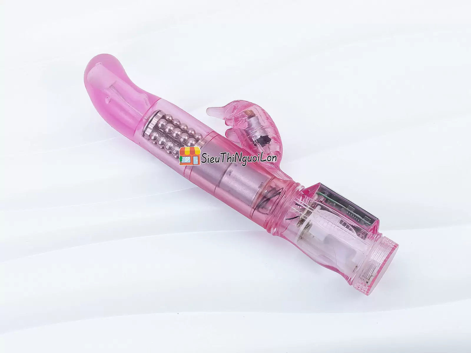 Dương vật giả rung xoay bi đầu cong 12 chế độ