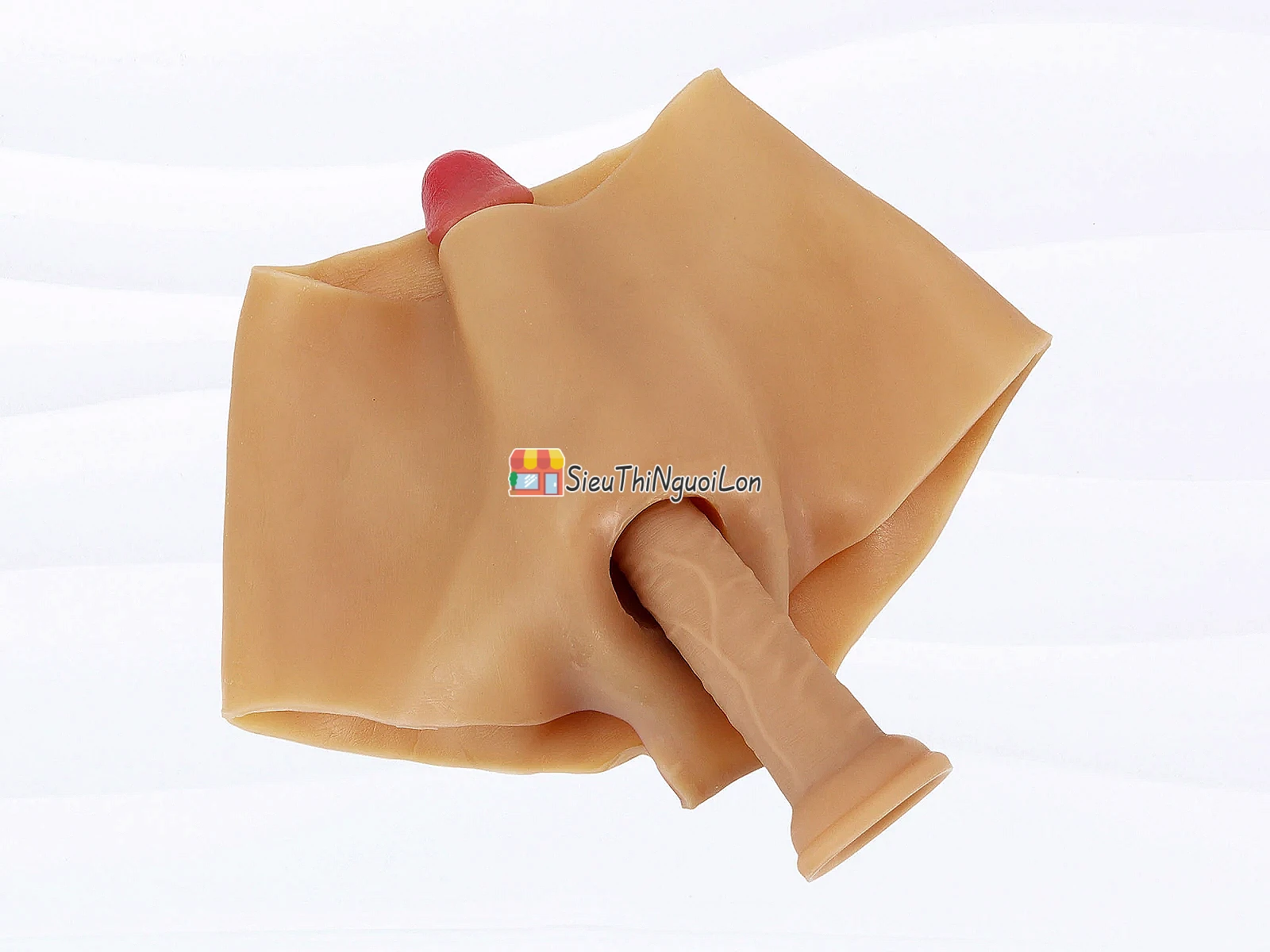 Quần silicon dương vật giả rỗng ruột
