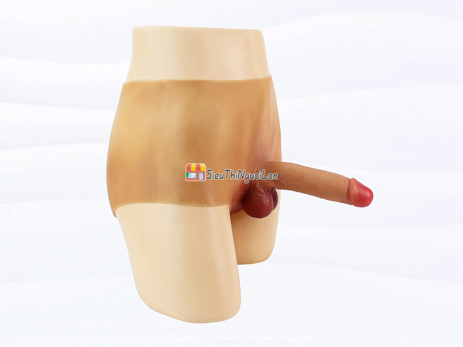 Quần silicon dương vật giả rỗng ruột