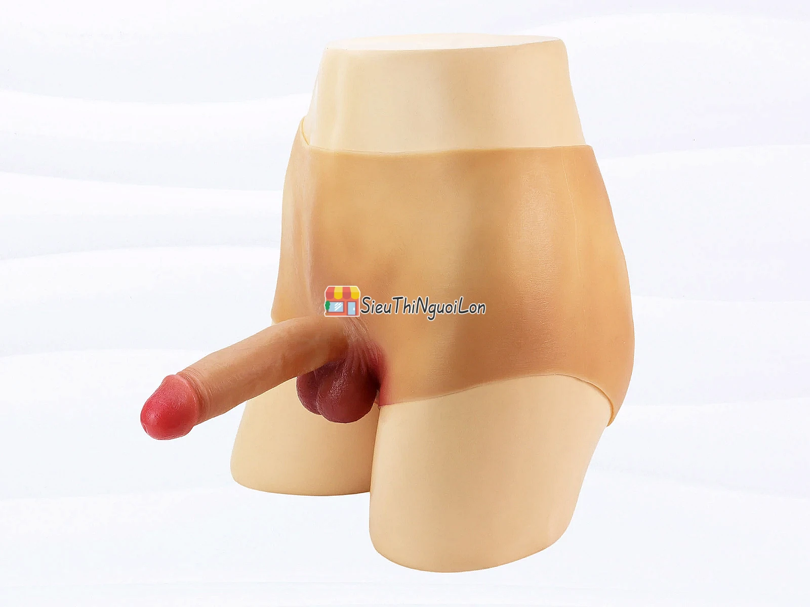 Quần silicon dương vật giả rỗng ruột