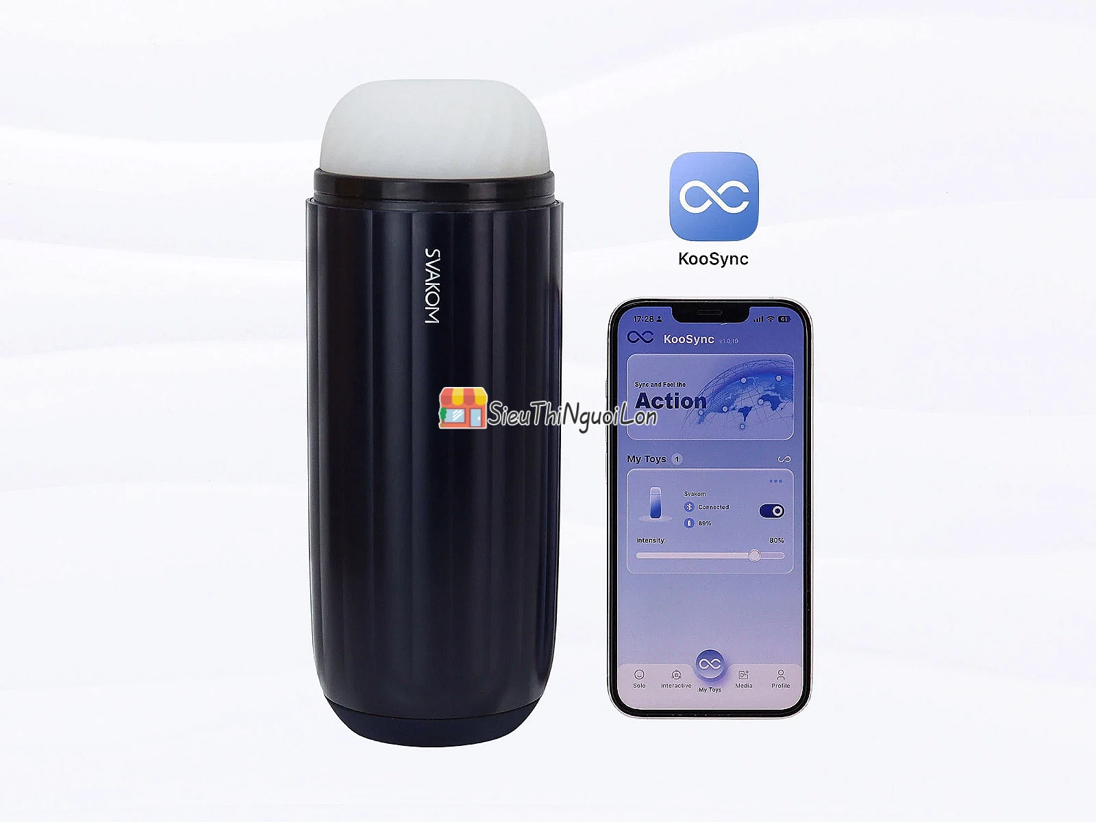 Máy thủ dâm âm đạo giả tự động Svakom Sam Neo 2 Pro phát nhiệt kết nối điều khiển toàn quốc