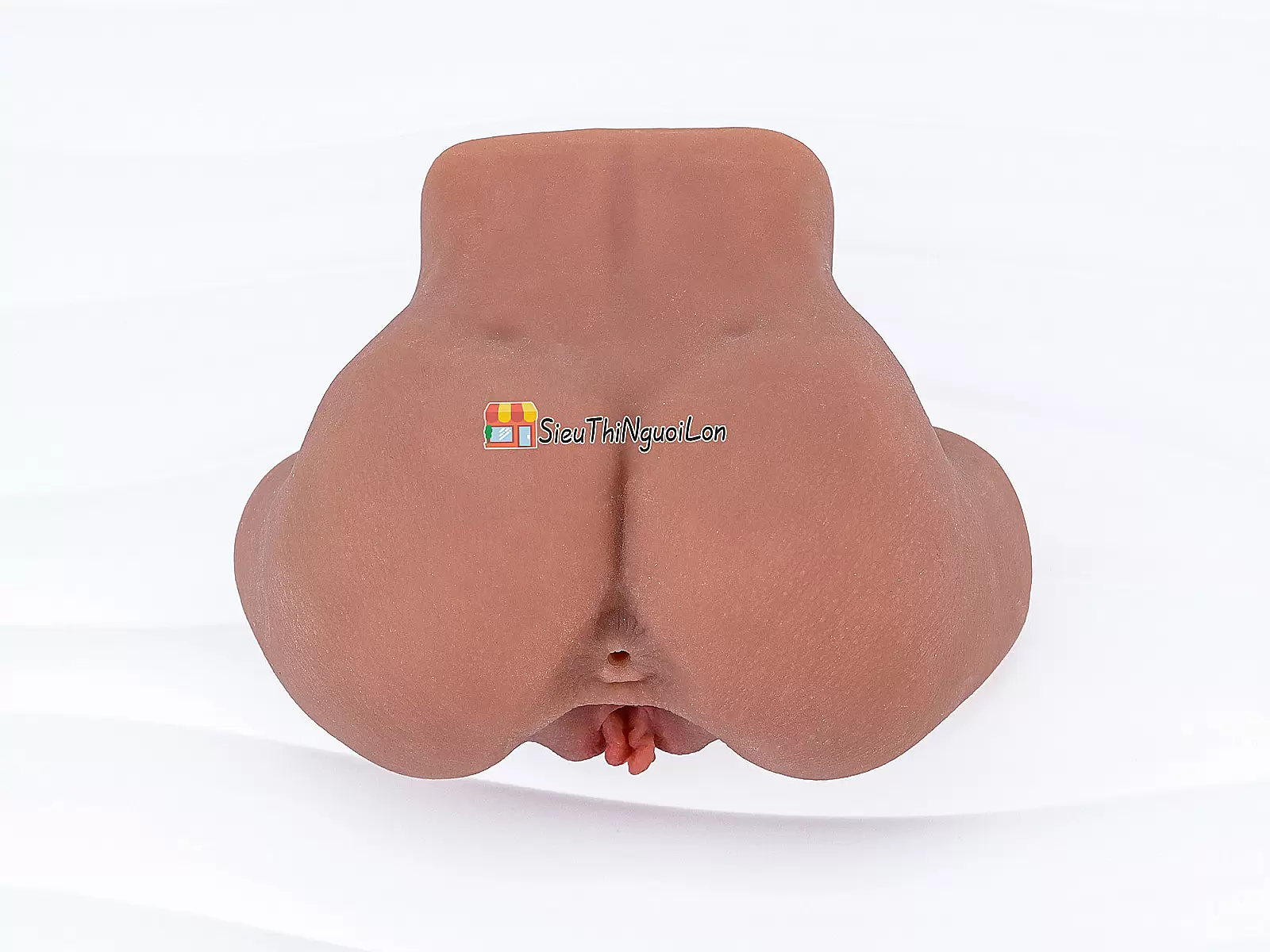 Âm đạo giả chổng mông nâu silicon siêu mềm nhỏ gọn