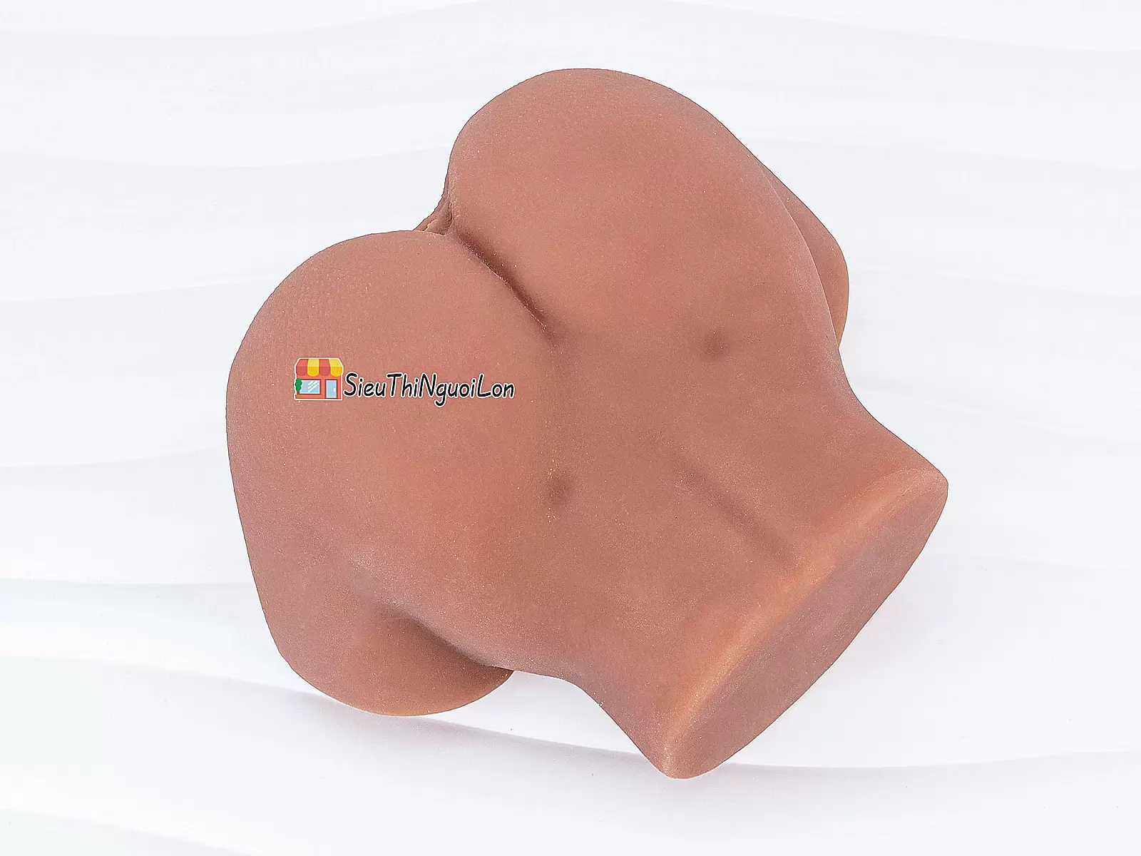 Âm đạo giả chổng mông nâu silicon siêu mềm nhỏ gọn