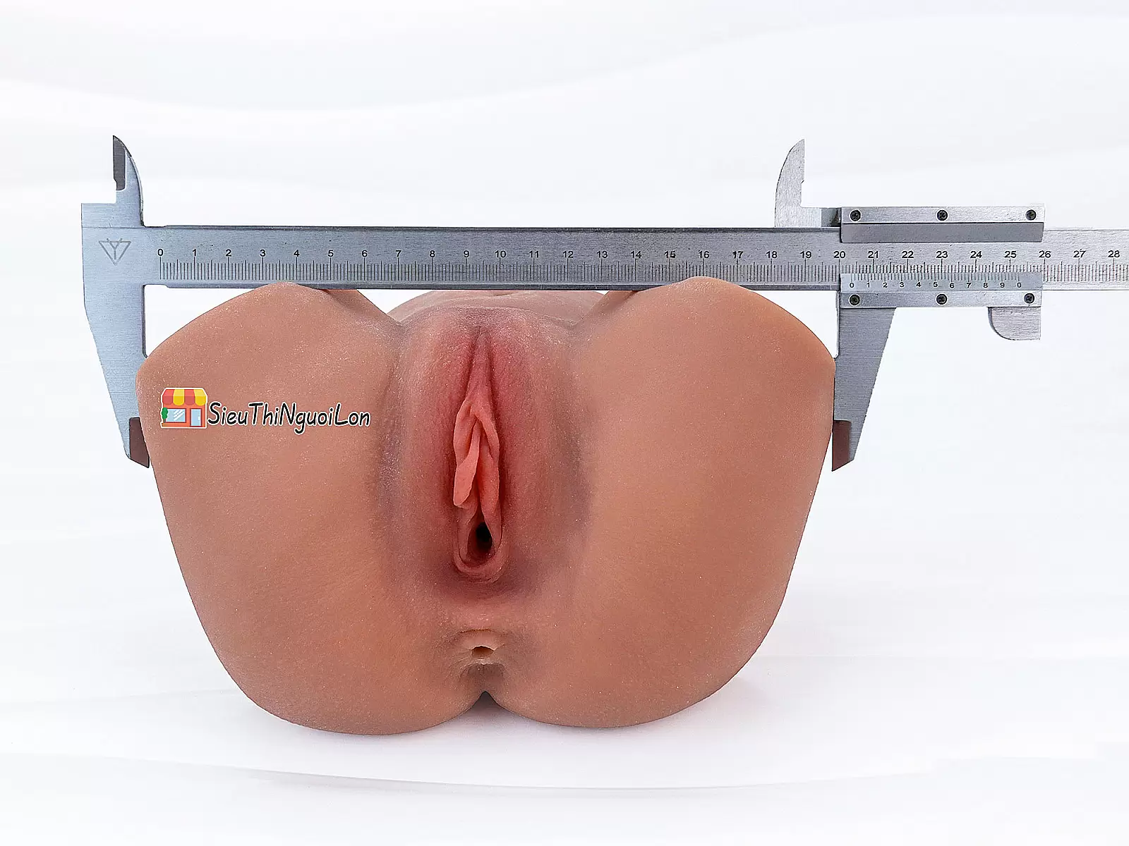 Âm đạo giả chổng mông nâu silicon siêu mềm nhỏ gọn