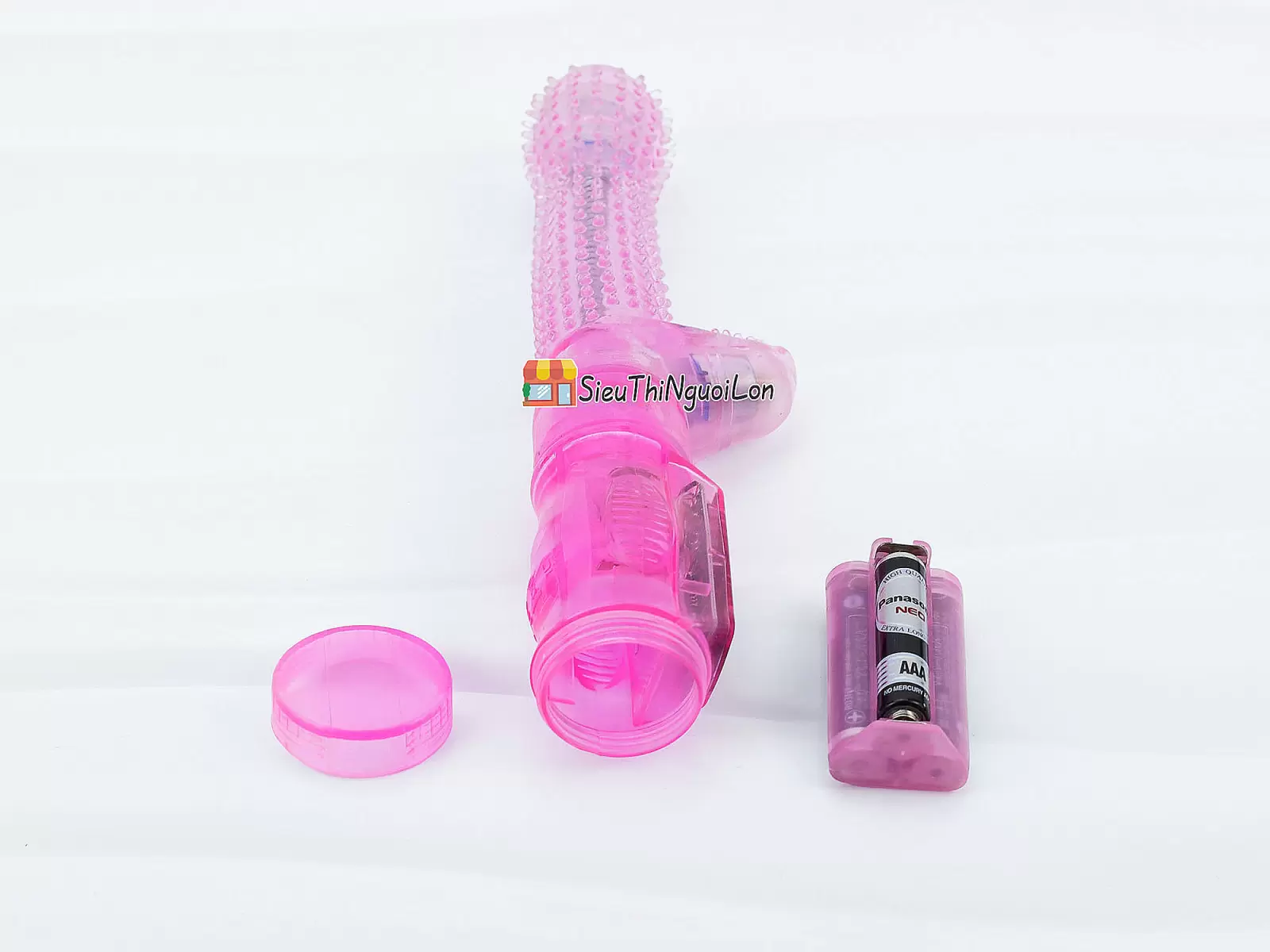 Dương vật giả rung ngoáy Tease có nhánh kèm gai ma sát kích thích