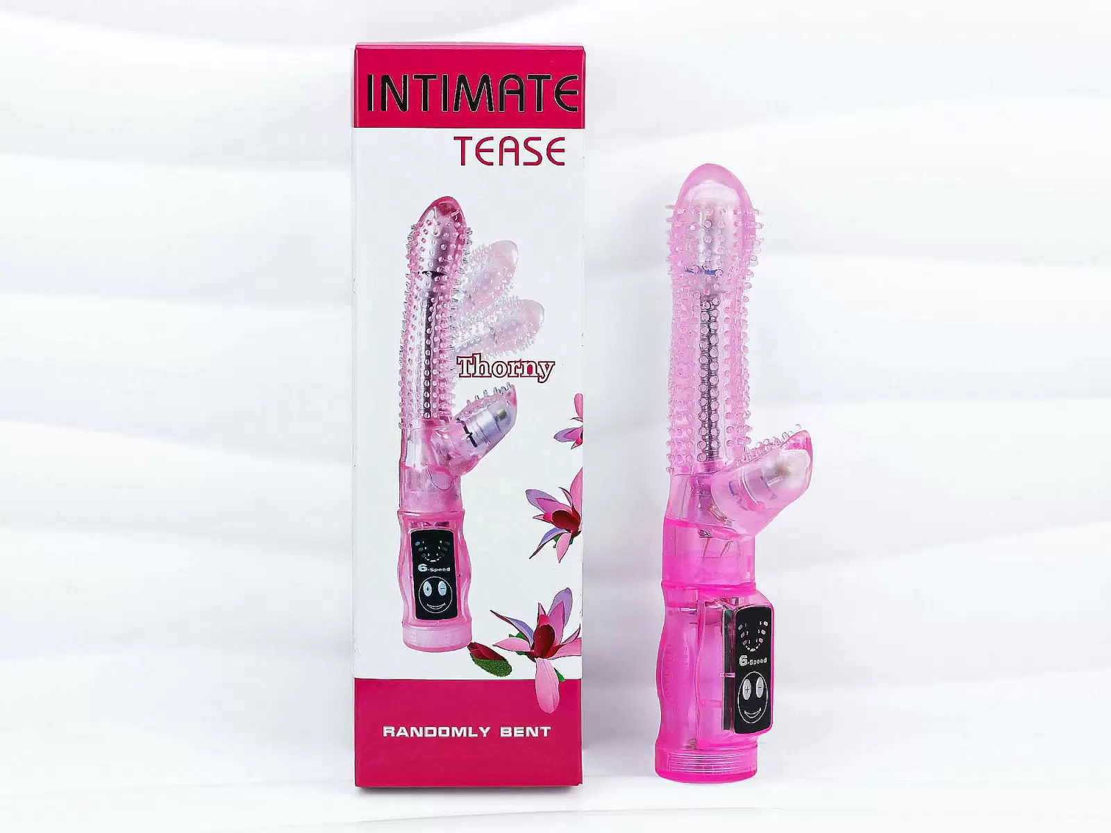 Dương vật giả rung Tease có nhánh kèm gai ma sát kích thích