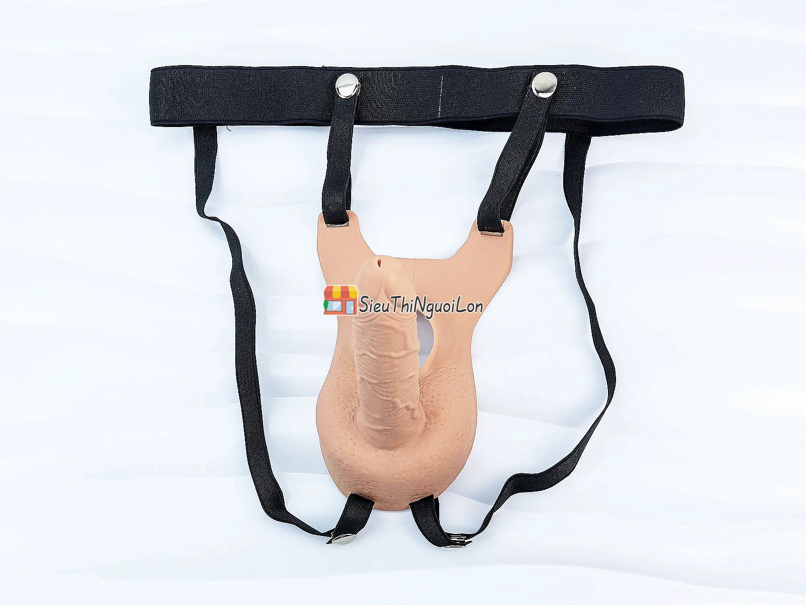 Dương vật giả dây đeo 2 đầu kết hợp tăng khoái cảm mạnh mẽ cho cả hai